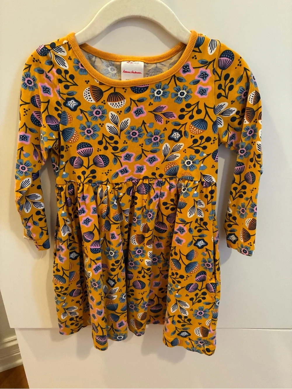 3T Girls Long Sleeve Dress Bundle - 8 Dresses - Florals, Foxes, Unicorns